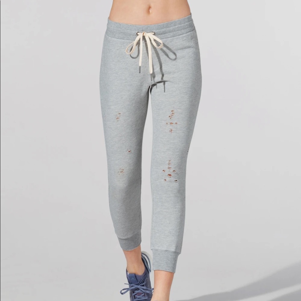 BARRY'S HEATHER GREY DECONSTRUCTED SWEATPANT